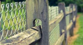 Chain Link Garden Fencing Cork