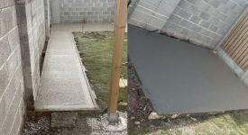 Concrete Cork Back Garden