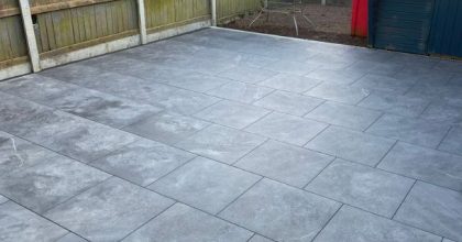 Patio Paving Cork Back Garden