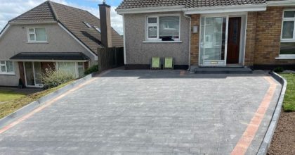 Paving Front Garden Driveway Cork