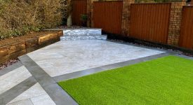 Wood Panel Garden Fencing Cork